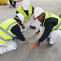 Trabajadores de la construccion. Mediciones